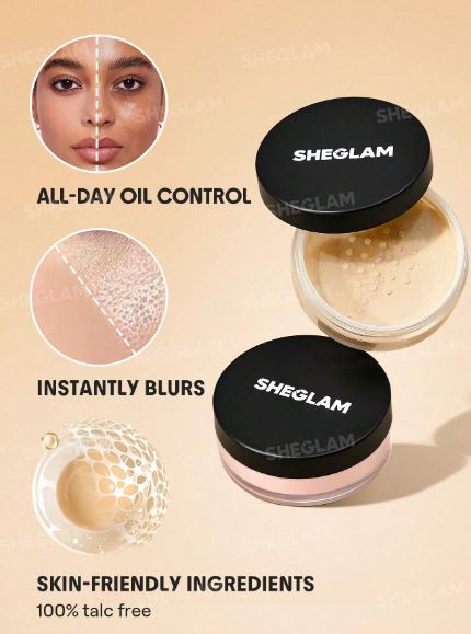 Sheglam Polvo Fijador Baked Glow Translúcido