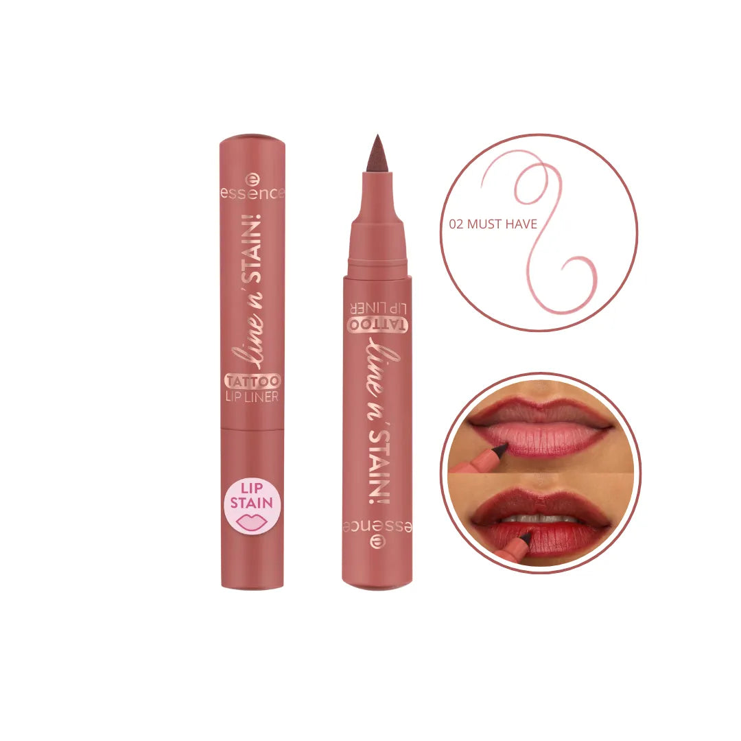Essence Line N' Stain! Tattoo Lip Liner  Delineador De Labios