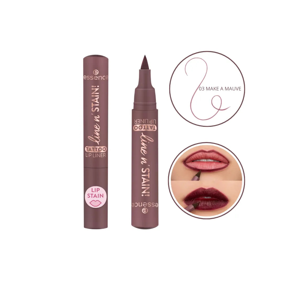 Essence Line N' Stain! Tattoo Lip Liner  Delineador De Labios