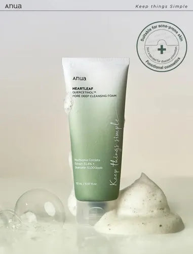 ANUA Heartleaf Quercetinol Pore Deep Cleansing Foam