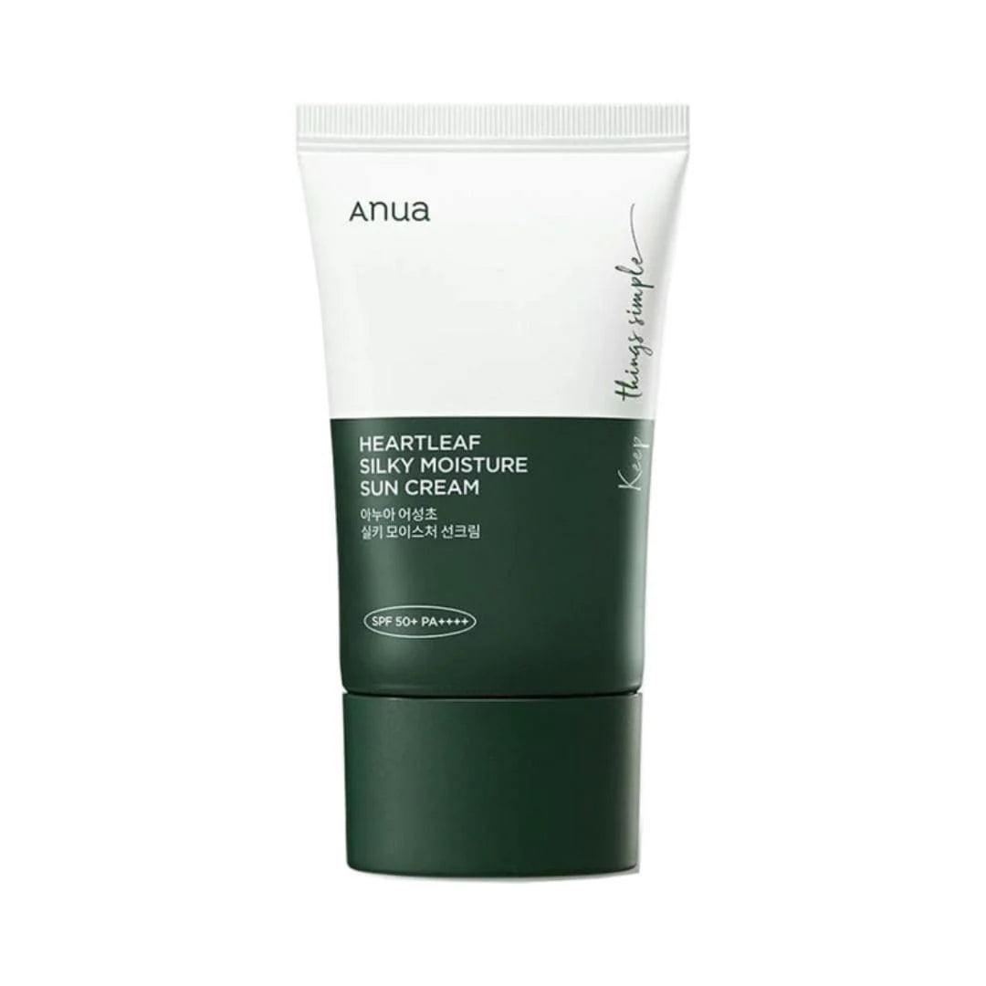 ANUA Heartleaf Silky Moisture Sun Cream SPF50+ PA++++