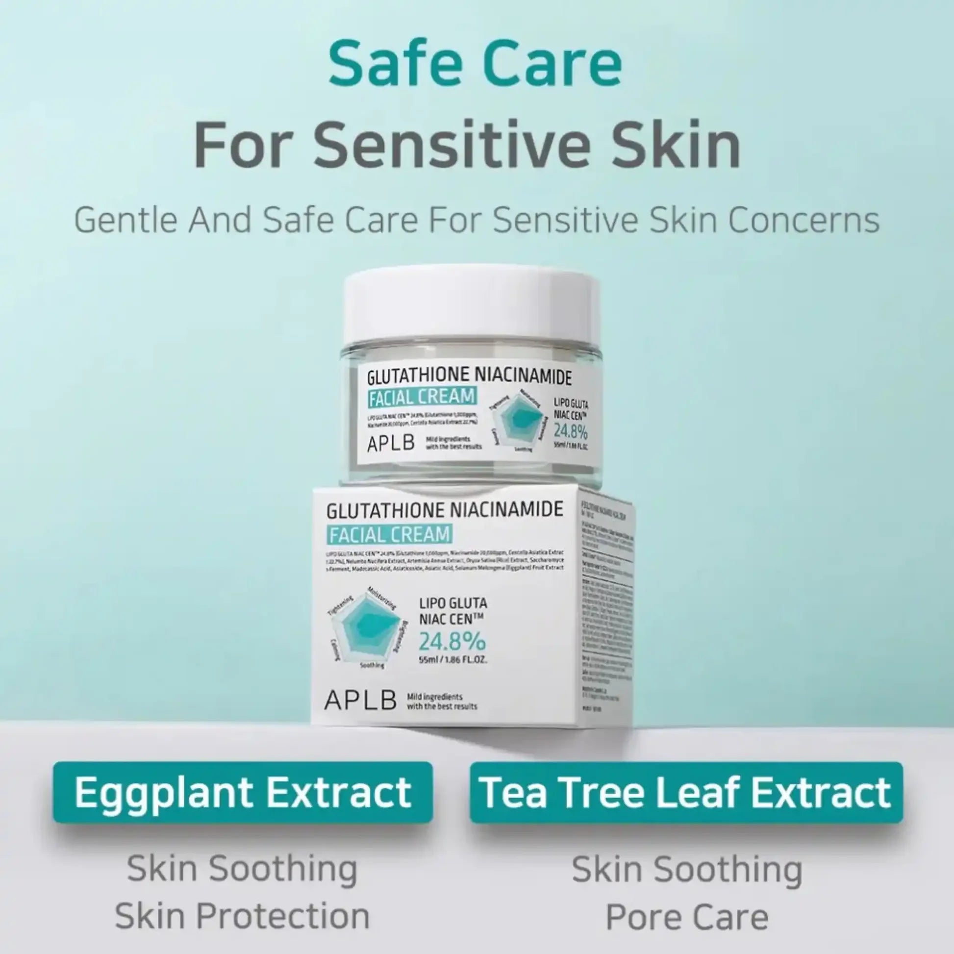 APLB Glutathione Niacinamide Facial Cream