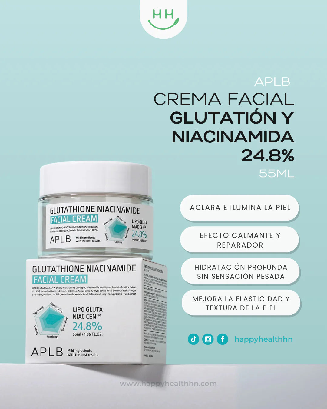 APLB Glutathione Niacinamide Facial Cream
