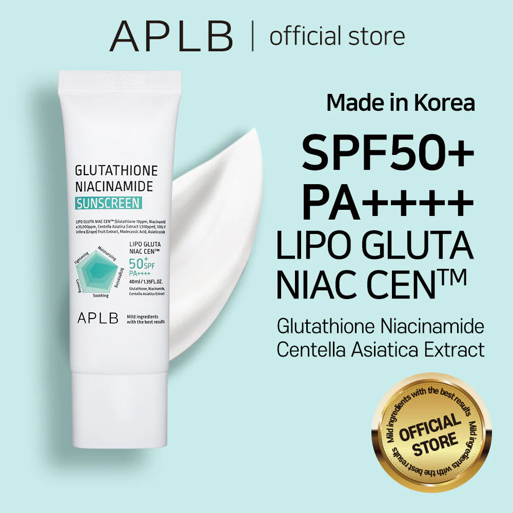 APLB Glutathione Niacinamide Sunscreen SPF50+ PA++++