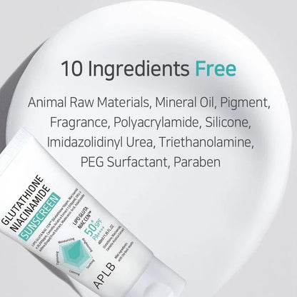 APLB Glutathione Niacinamide Sunscreen SPF50+ PA++++