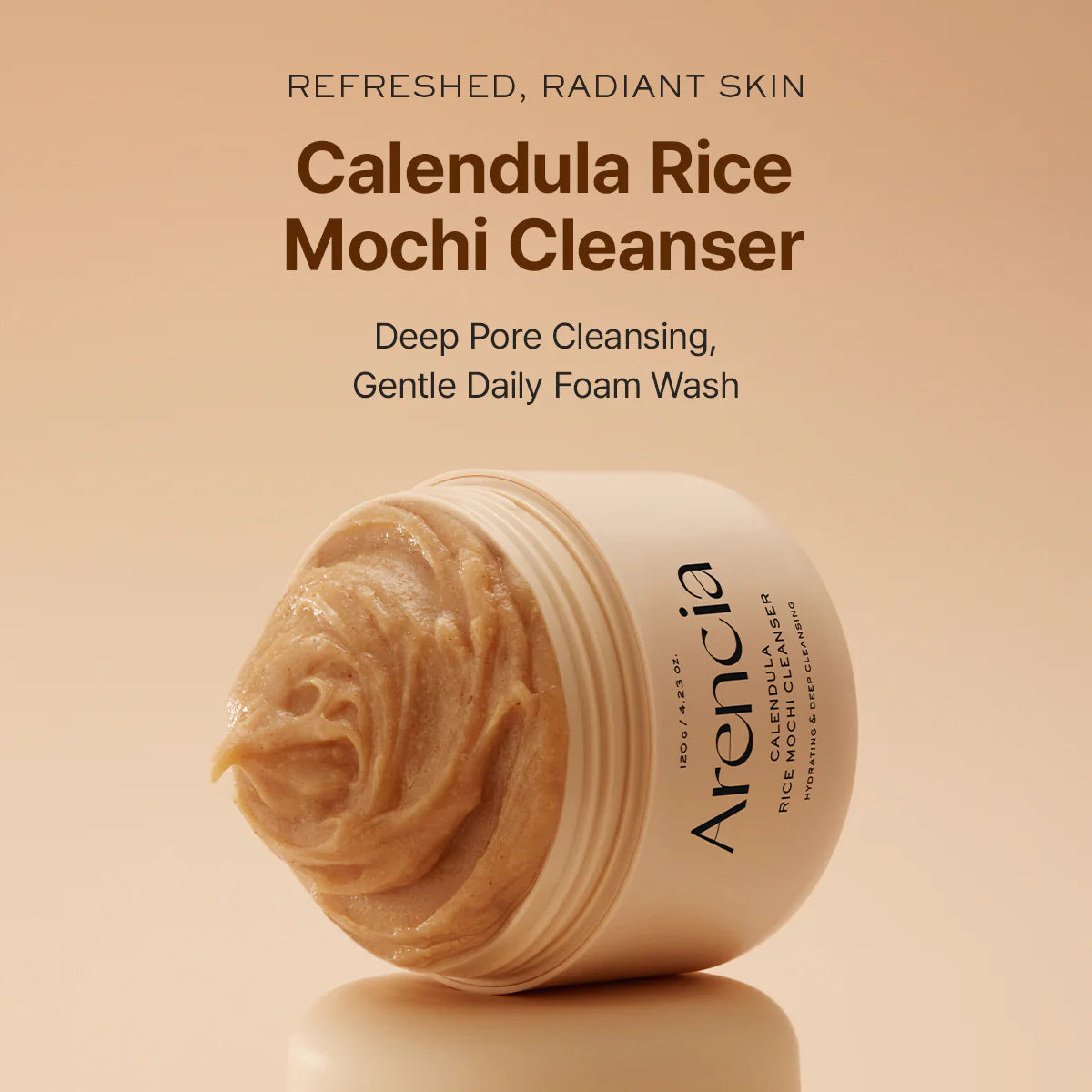 ARENCIA Calendula Rice Mochi Cleanser 120g