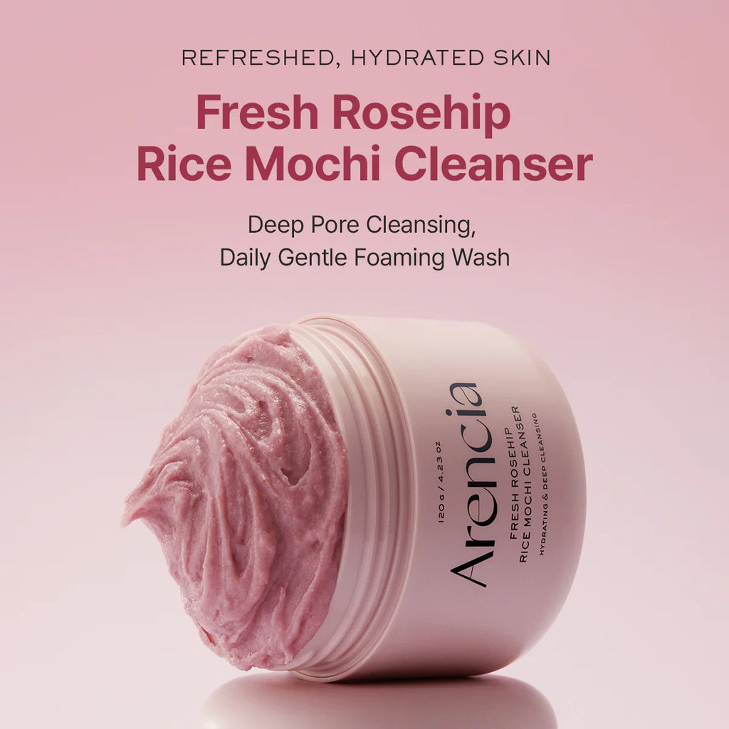 ARENCIA Fresh Rosehip Rice Mochi Cleanser 120g