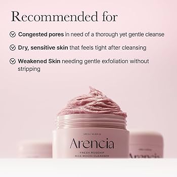 ARENCIA Fresh Rosehip Rice Mochi Cleanser 120g