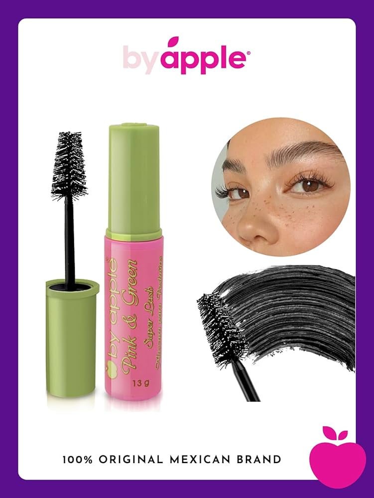Apple Pink and Green Mascara