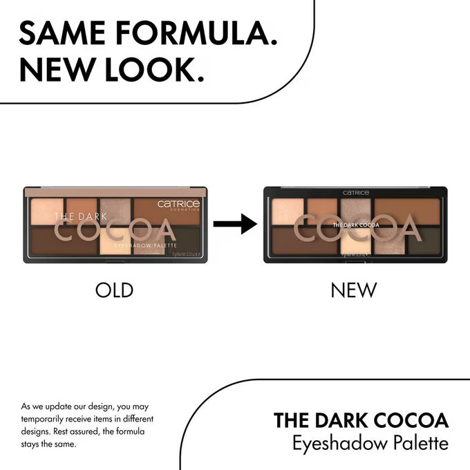 CATRICE The Dark Cocoa Eyeshadow Palette  8 sombras