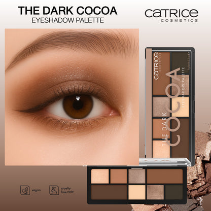 CATRICE The Dark Cocoa Eyeshadow Palette  8 sombras