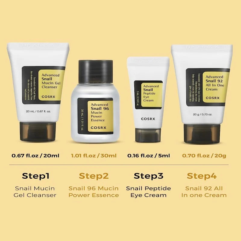 COSRX Snail Skin Care Set - 4 Piezas
