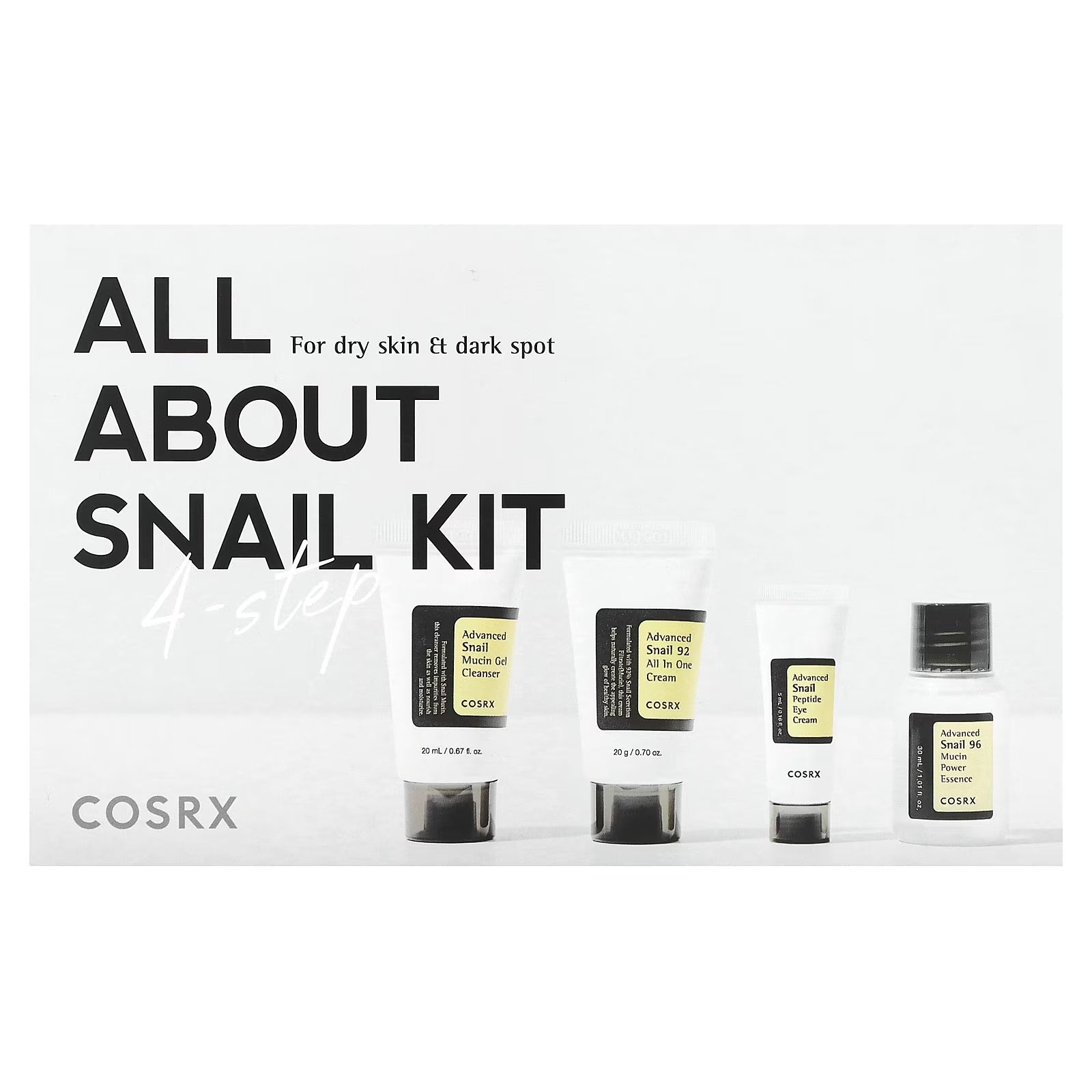 COSRX Snail Skin Care Set - 4 Piezas
