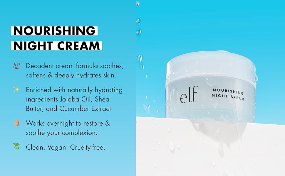E.L.F. Holy Hydration! Nourishing Night Cream