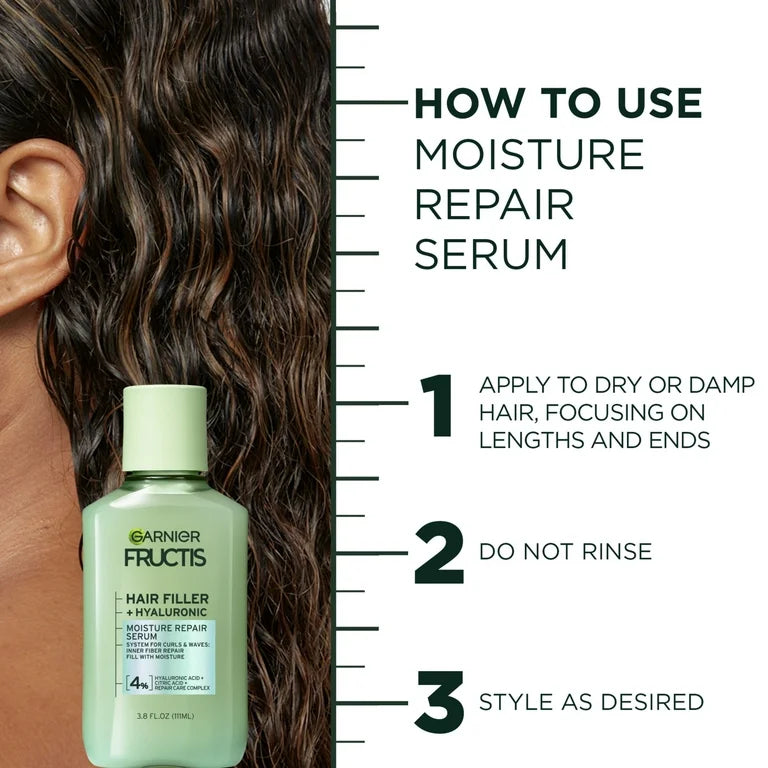 GARNIER Fructis Hair Filler + Hyaluronic Acid Moisture Repair Serum