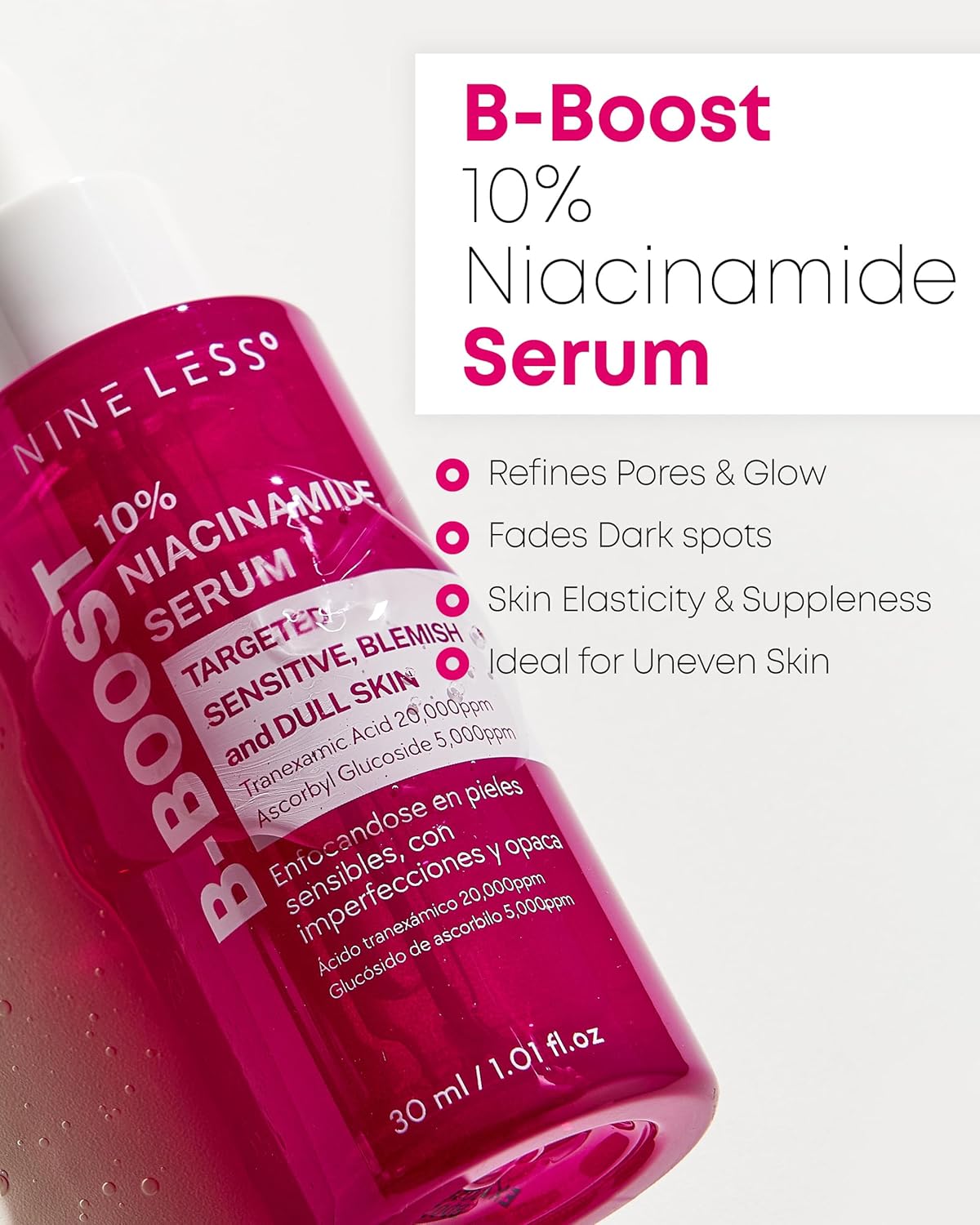 NINELESS B-Boost 10% Niacinamide Serum
