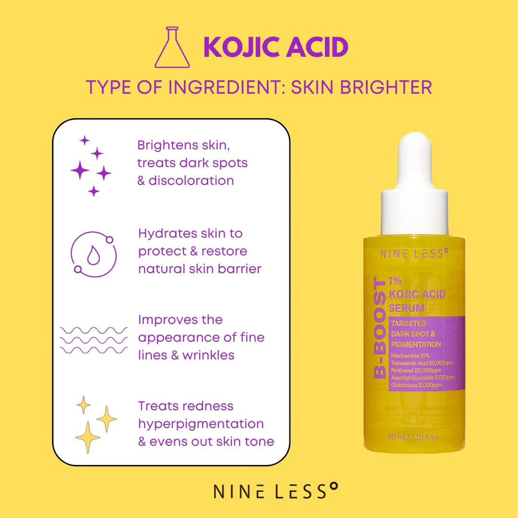 NINELESS B-Boost 1% Kojic Acid Serum