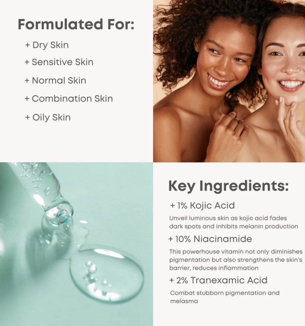 NINELESS B-Boost 1% Kojic Acid Serum