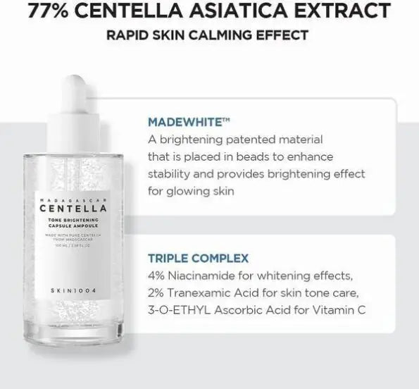 SKIN1004 Madagascar Centella Tone Brightening Capsule Ampoule
