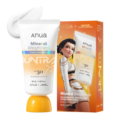 Anua Mineral Weightless Finish Sunscreen SPF 50+ PA++++ 50ml