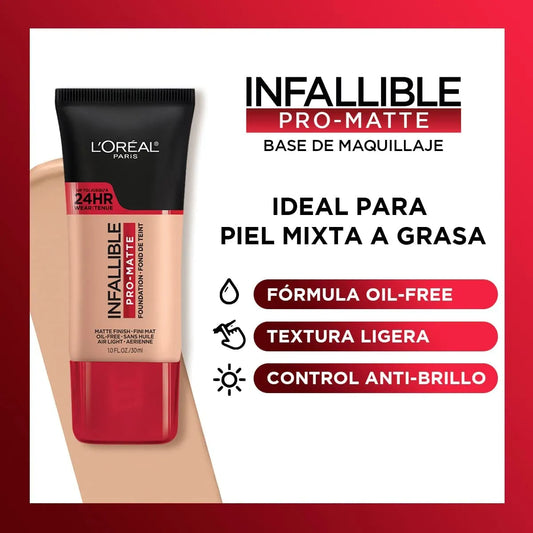 L'Oréal Paris Infallible Pro-Matte Foundation Makeup