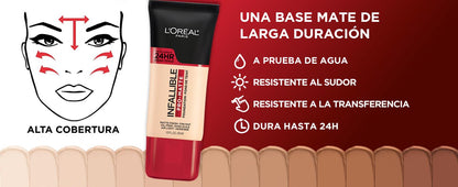 L'Oréal Paris Infallible Pro-Matte Foundation Makeup