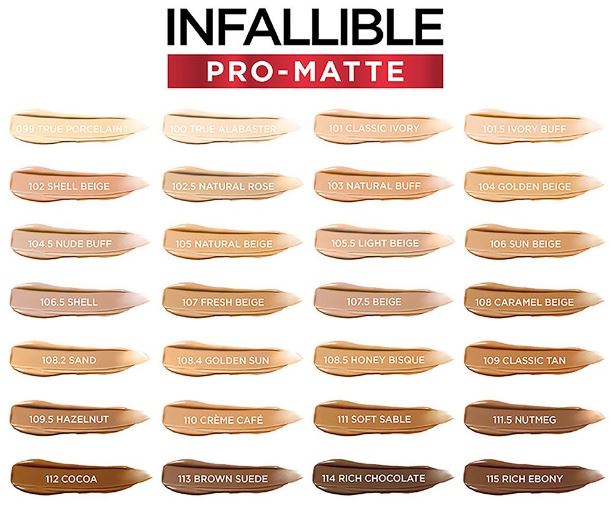 L'Oréal Paris Infallible Pro-Matte Foundation Makeup