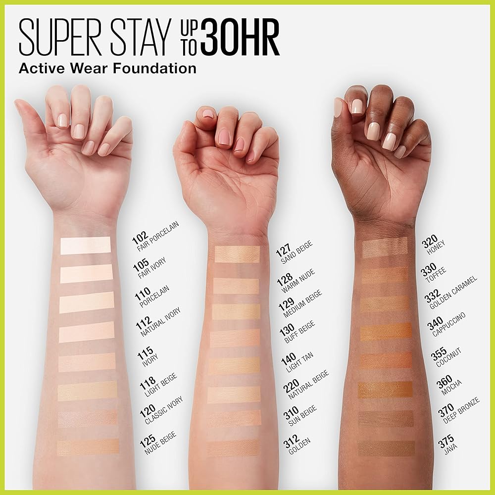 Maybelline SuperStay Active Wear Full Coverage Foundation