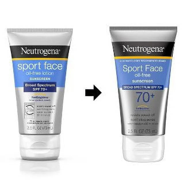 NEUTROGENA Sport Face Oil-Free Sunscreen SPF70+