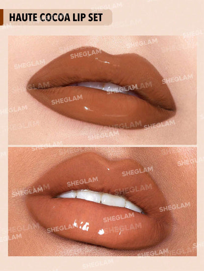 SHEGLAM Soft 90's Glam Lip Liner & Lip Duo