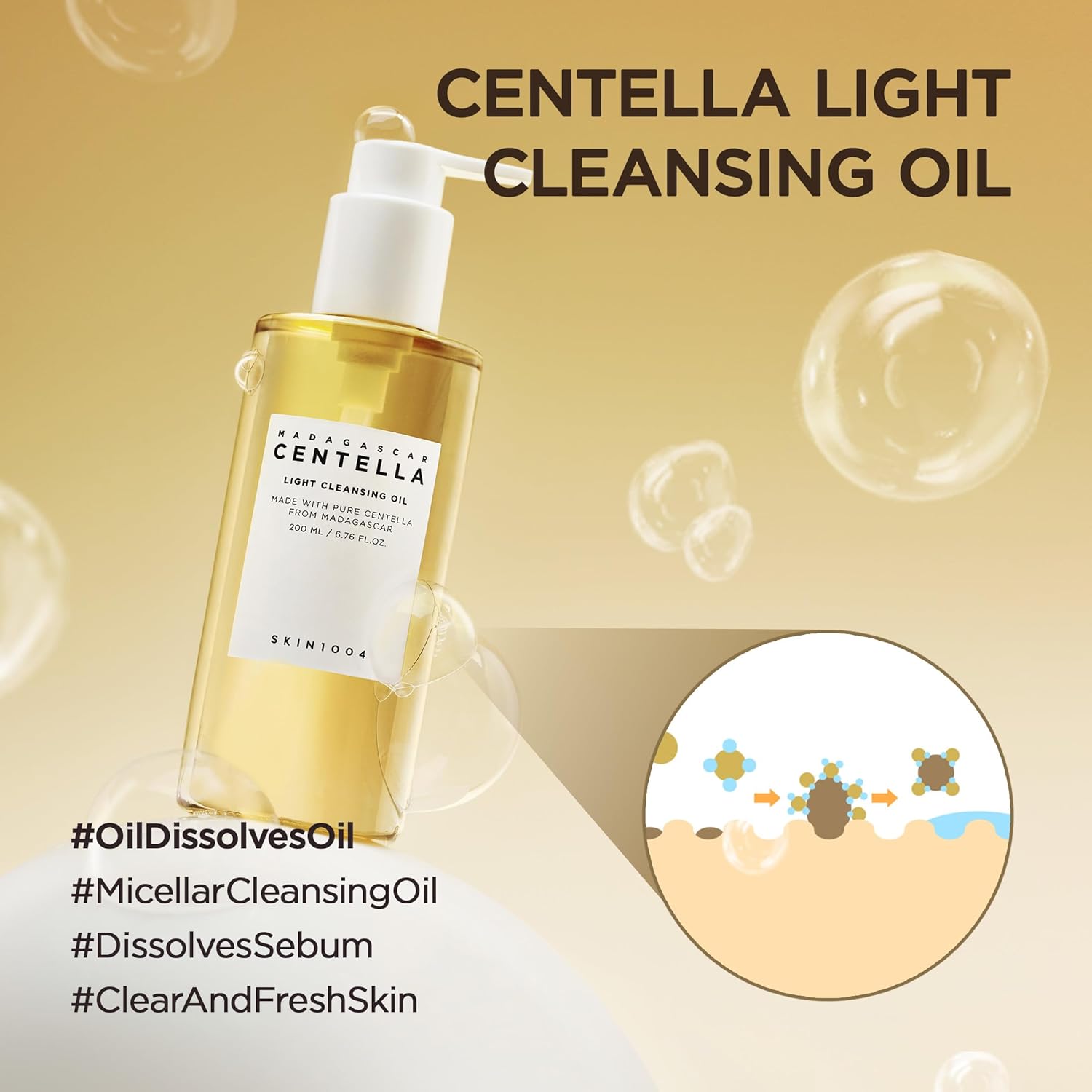 SKIN1004 Madagascar Centella Light Cleansing Oil