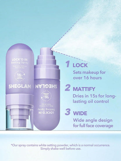 Sheglam Lock'd In Mattifying Setting Spray