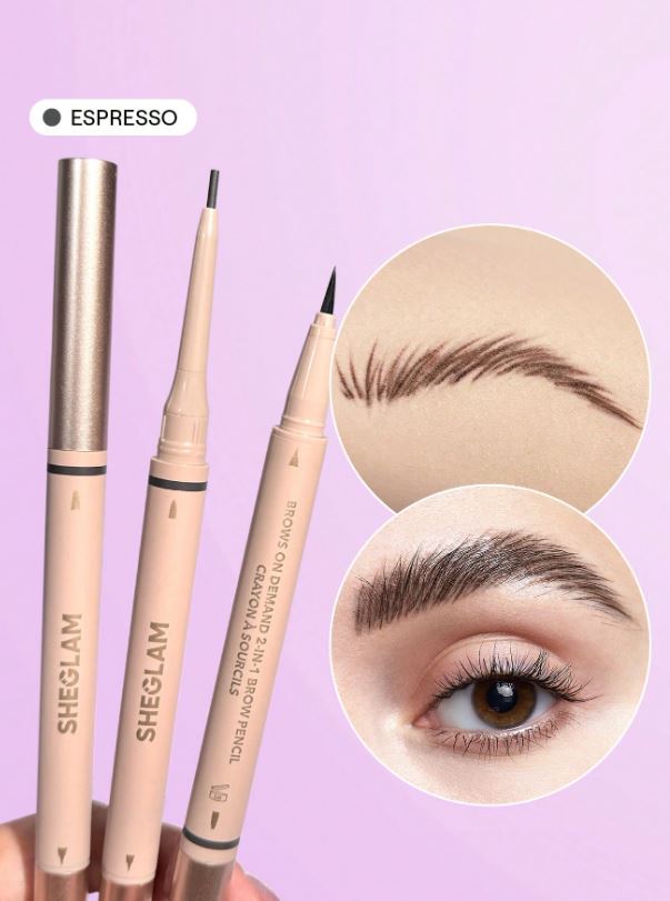 SHEGLAM LáPiz Para Cejas 2 En 1 Brows On Demand
