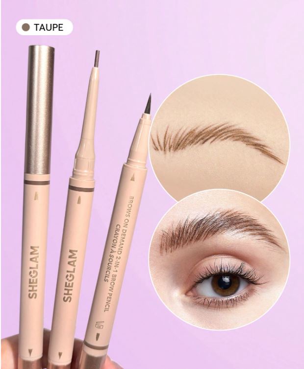 SHEGLAM LáPiz Para Cejas 2 En 1 Brows On Demand