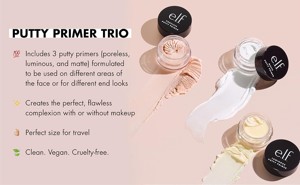 e.l.f. Putty Primer Trio