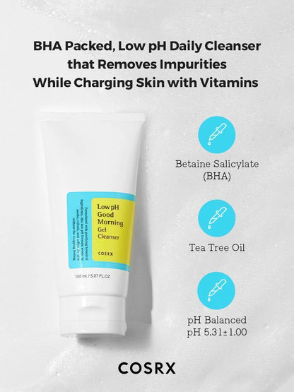 COSRX Low pH Good Morning Gel Cleanser 150 ml