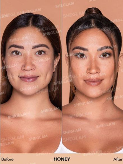 Sheglam Full Coverage Foundation // Base de maquillaje mate transpirable de larga duración Complexion Pro-Lino
