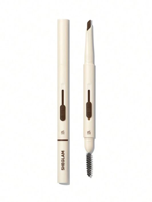 Sheglam Lápiz de Cejas de Doble Cara Crema Impermeable