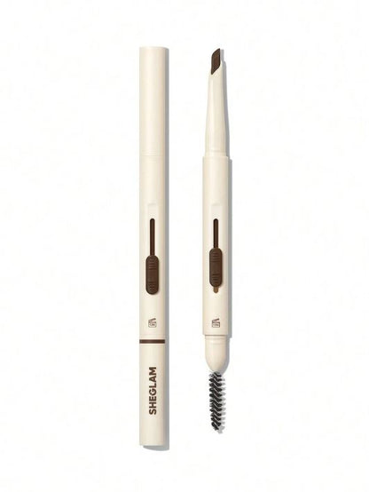Sheglam Lápiz de Cejas de Doble Cara Crema Impermeable