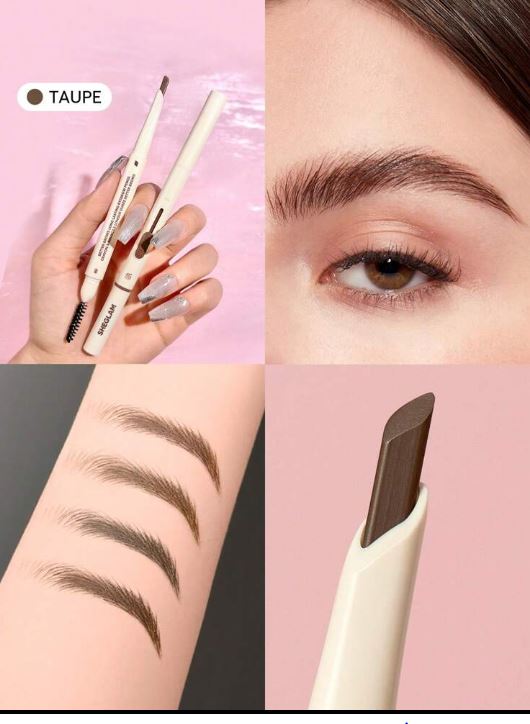 Sheglam Lápiz de Cejas de Doble Cara Crema Impermeable