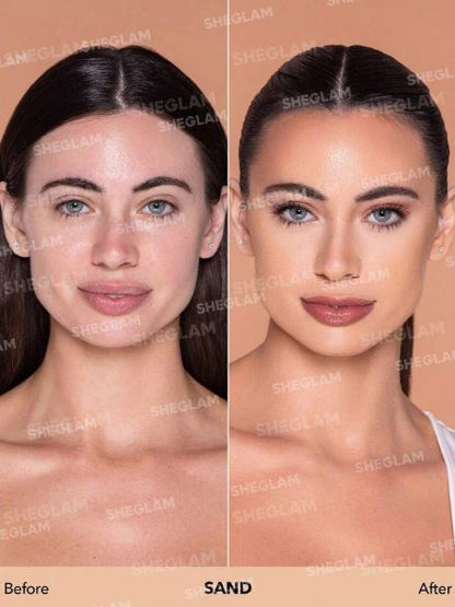 Sheglam Full Coverage Foundation // Base de maquillaje mate transpirable de larga duración Complexion Pro-Lino