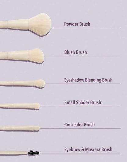 Sheglam Pro Core Brush Kit 6pcs