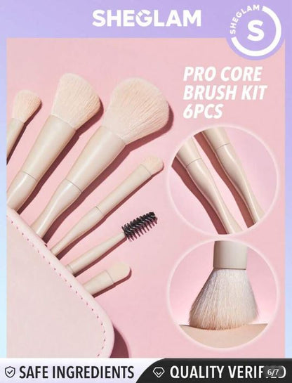 Sheglam Pro Core Brush Kit 6pcs
