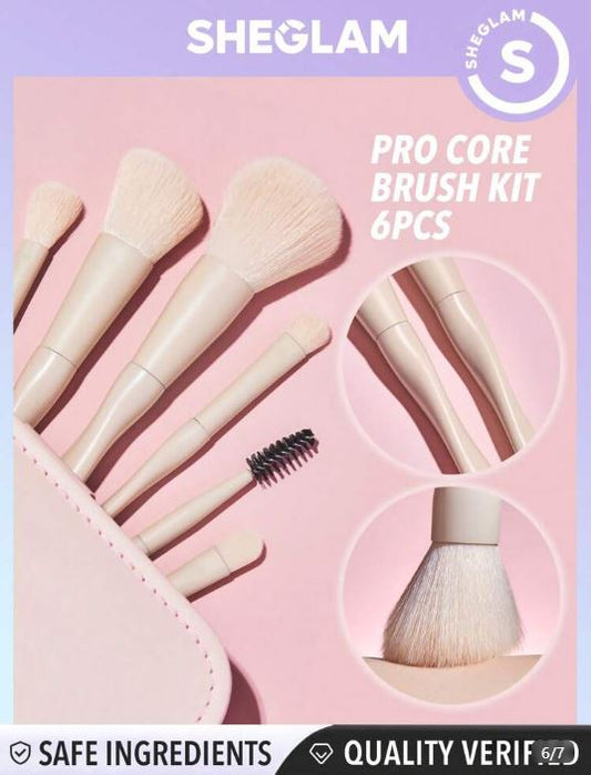 Sheglam Pro Core Brush Kit 6pcs