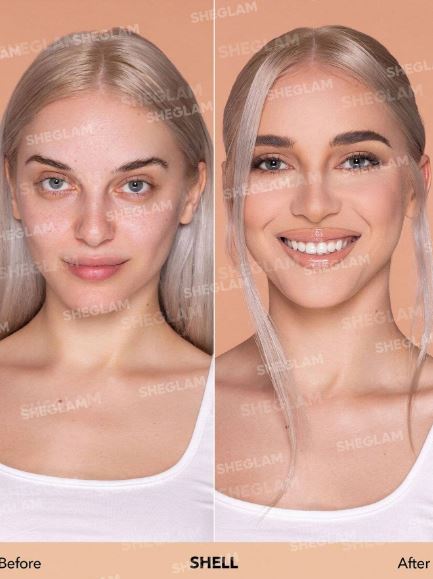 Sheglam Full Coverage Foundation // Base de maquillaje mate transpirable de larga duración Complexion Pro-Lino