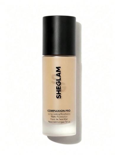 Sheglam Full Coverage Foundation // Base de maquillaje mate transpirable de larga duración Complexion Pro-Lino