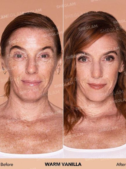 Sheglam Full Coverage Foundation // Base de maquillaje mate transpirable de larga duración Complexion Pro-Lino