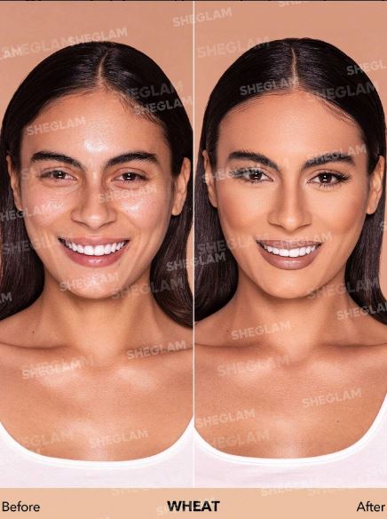 Sheglam Full Coverage Foundation // Base de maquillaje mate transpirable de larga duración Complexion Pro-Lino